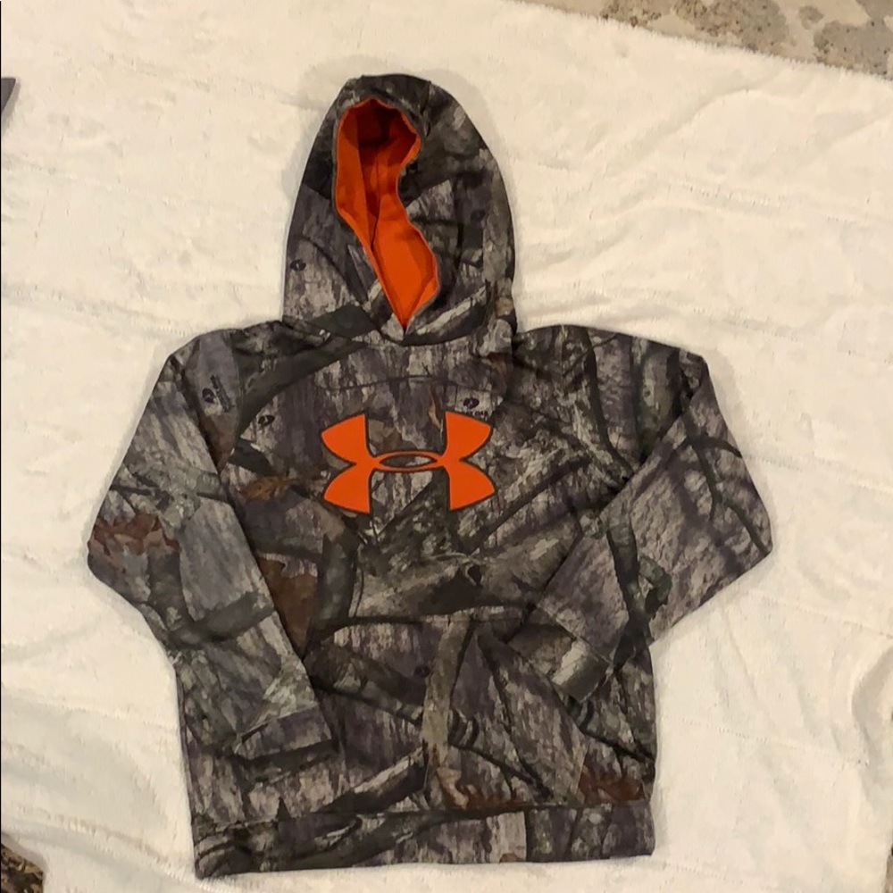 Boys camo Under Armour Hoodie